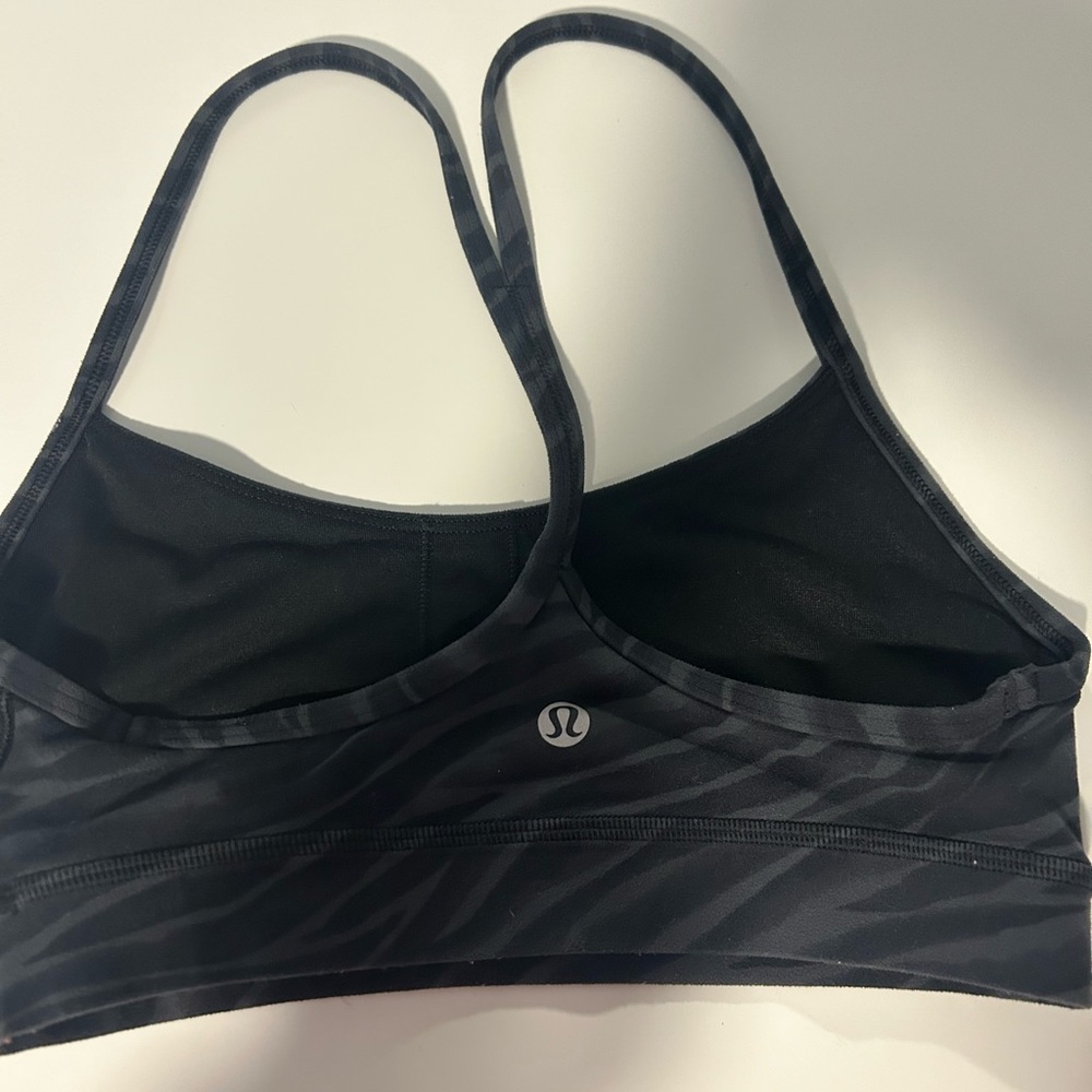 lululemon athletica Black zebra Sports Bra size 2